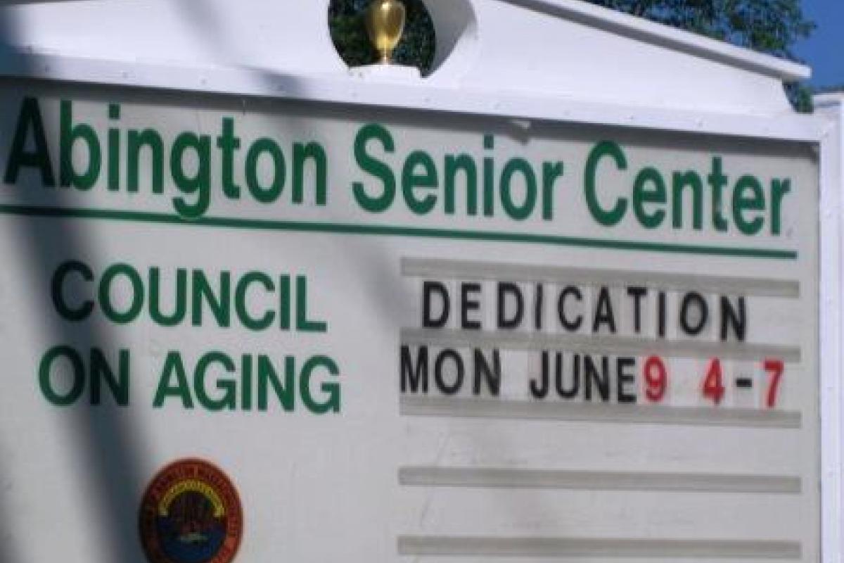 The Town of Abington dedicated its new Senior Center on June 9, 2008. The Abington Senior Center is located at 441 Summer Street, Abington, MA.