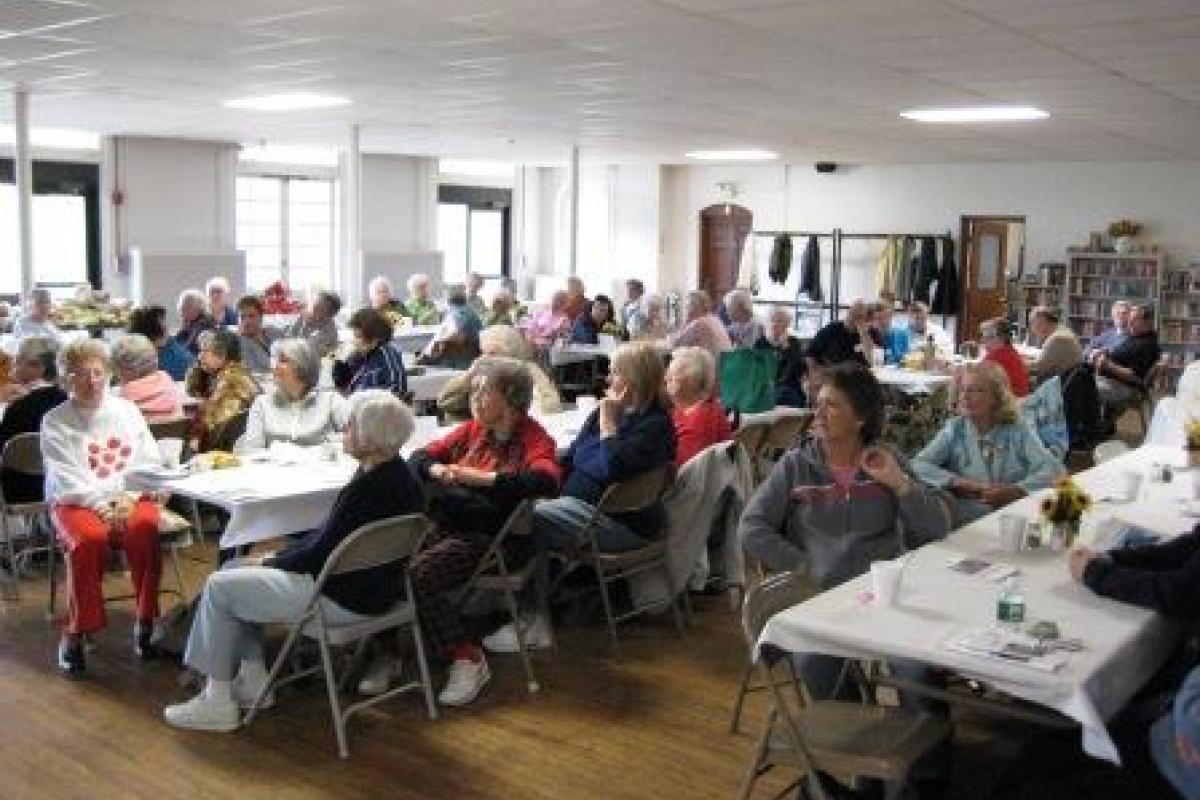 Over one hundred people attended the Senior Issues Forum at the Reed Community Center on May 22, 2008.